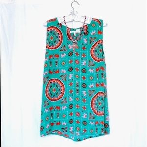 VIOLET + CLAIRE Sleeveless V-Neck Top